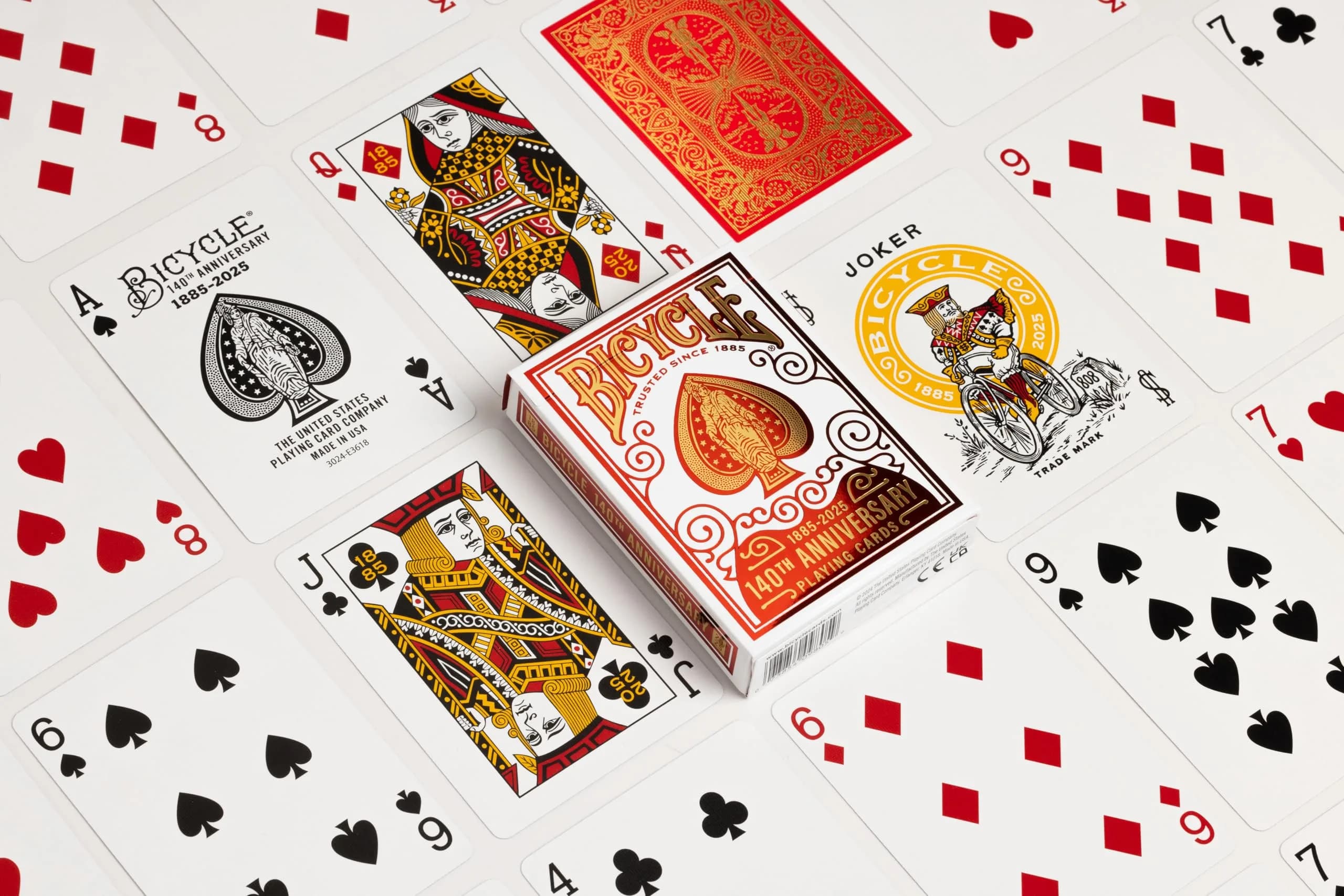 Bicycle 48-Pack Red & Black Rider Back Playing Cards | Standard Index, USA-Made - view 2