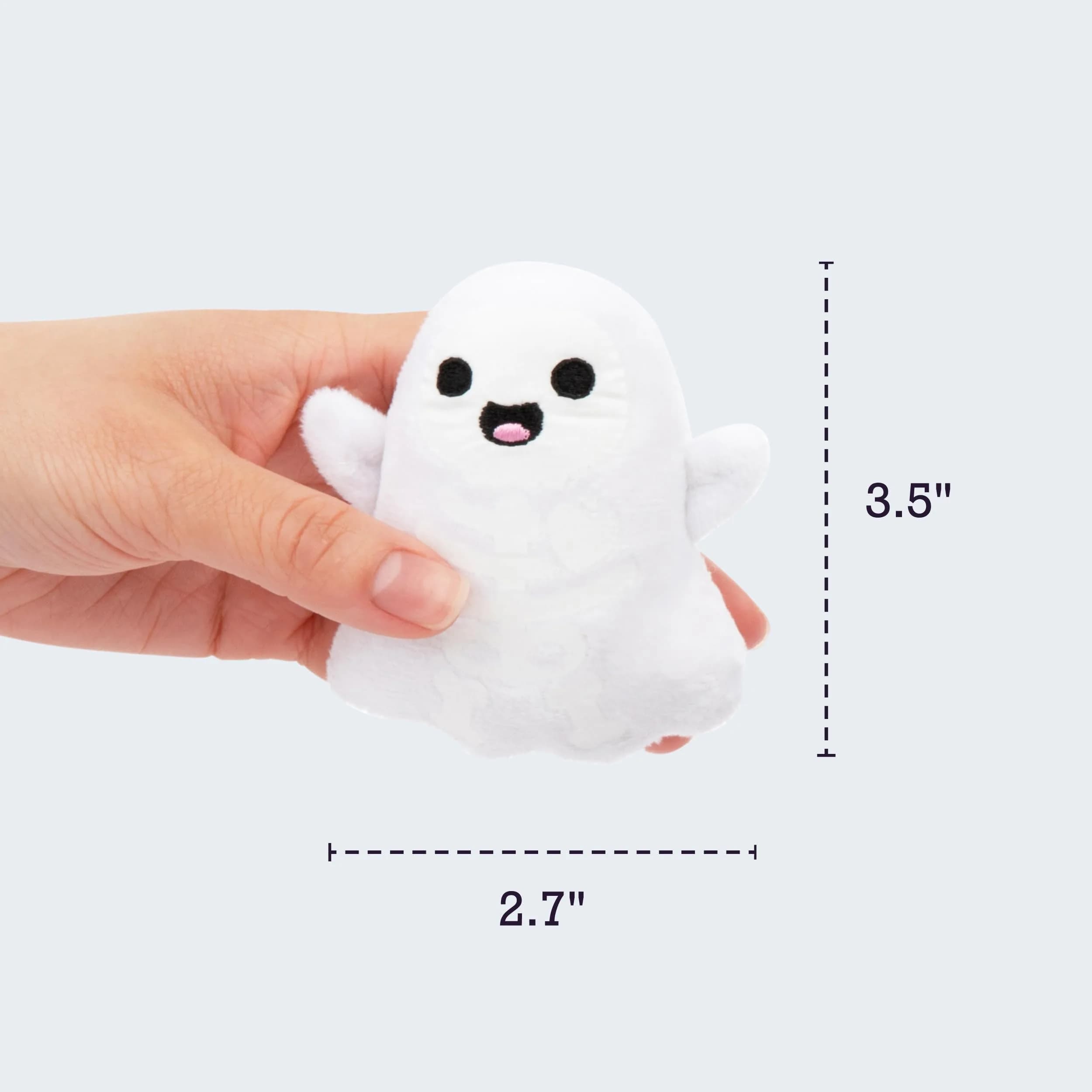 WHAT DO YOU MEME? Emotional Support Ghosts Plushies (5-Pack with Basket) | Cute Halloween Toys for Kids 6-12 - view 5
