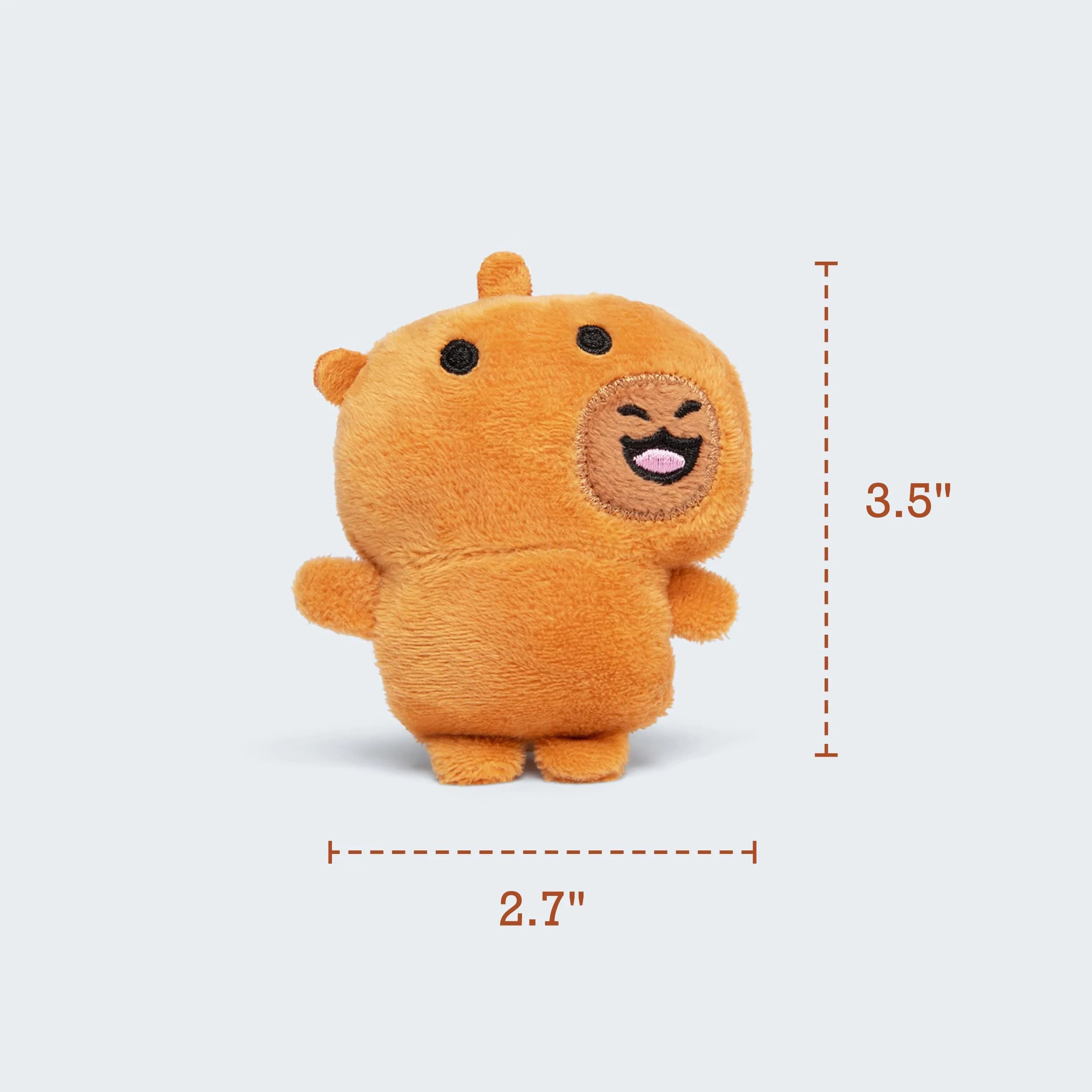 WHAT DO YOU MEME? Emotional Support Capybaras Plush Set 109g (3.8oz) | Cute Desk Accessories for All Ages - view 3
