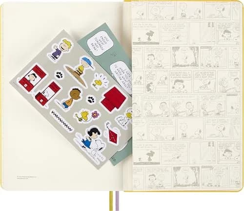 Moleskine Peanuts Patty Notebook Large 5" x 8.25" | Classic Ruled, Yellow, 176 Pages thumbnail 6