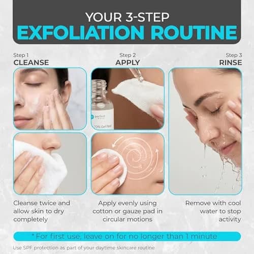 Perfect Image Glycolic Gel Peel 70% Strength for Experienced Users, 1 Fl Oz | High-Concentration Face Exfoliant thumbnail 4