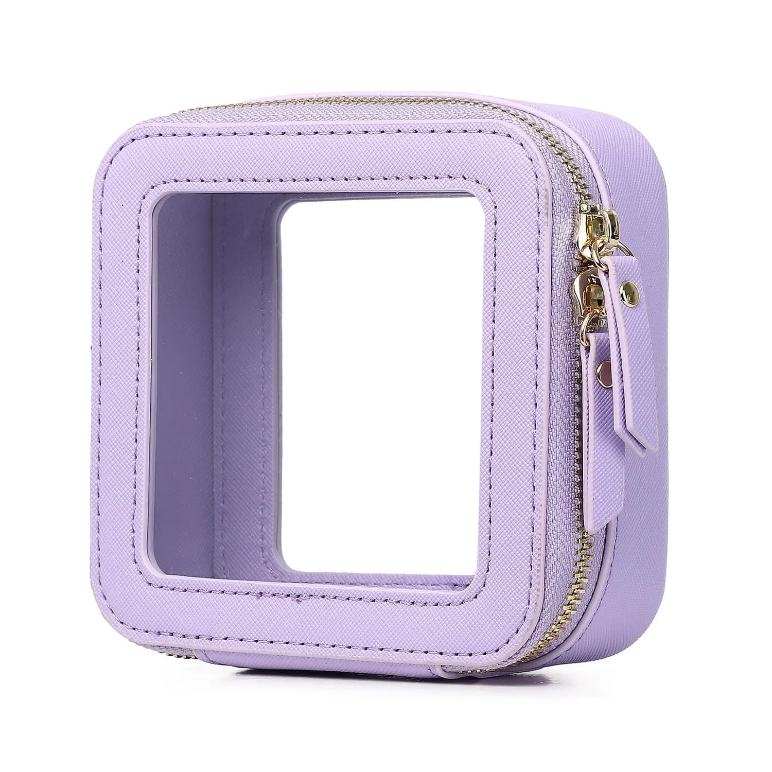 Pinkmik A1/Purple MINI-1 Clear Makeup Bag - Travel Cosmetic Case - main product image