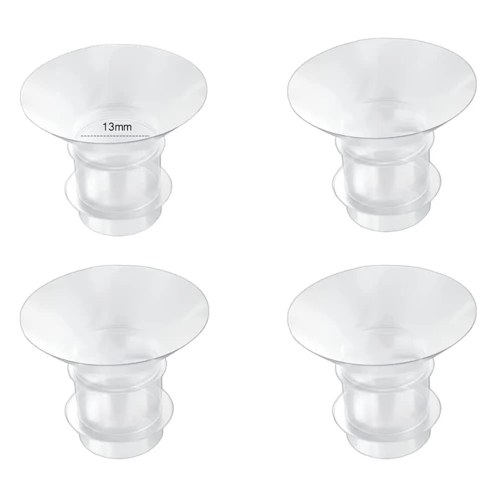 GOCROWEEN Red Flange Inserts 14mm for 24mm Shields | Reduce Nipple Tunnel Down to 14mm - main product image