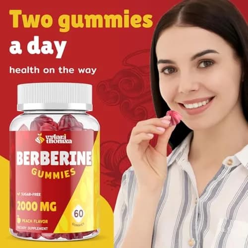 Vylarithonixa Berberine Supplement Gummies 2000 mg with Ceylon Cinnamon, 60 Count | Sugar-Free, Vegan, Absorption Boost thumbnail 4
