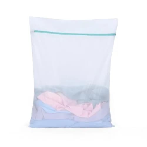 OTraki Large Mesh Laundry Bag 60 x 80 cm (24 x 32 inch) | Zippered Delicates Bag for Washing Machine, Sweaters, Bed Sheets, Toys thumbnail 1
