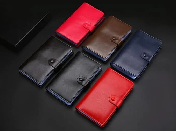 JERLA RFID Credit Card Holder Book, Leather Brown, 96 Card Slots for Business Cards & Credit Cards - view 6