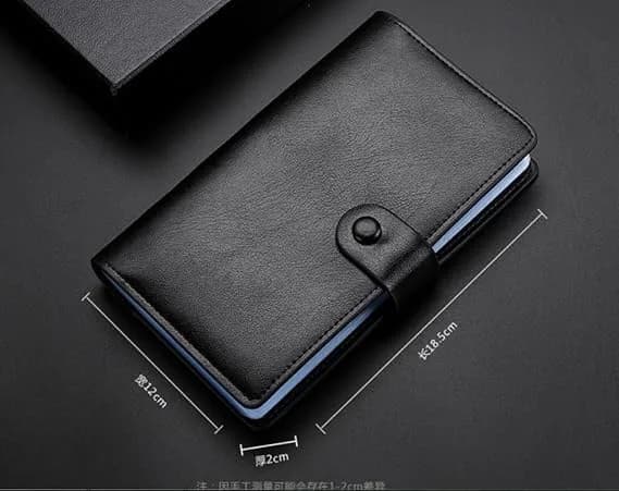 JERLA RFID Credit Card Holder Book, Leather Brown, 96 Card Slots for Business Cards & Credit Cards - view 2