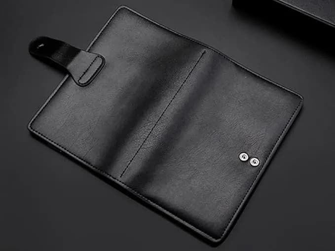 JERLA RFID Credit Card Holder Book, Leather Brown, 96 Card Slots for Business Cards & Credit Cards - view 3
