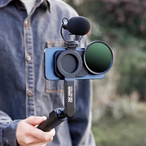 JJC 67mm ND Variable Filter with Magnetic Adapter for iPhone 16 15 14 Pro/Pro Max/Plus | ND2-128 (1-7 Stops) thumbnail 8