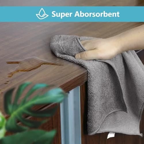 HOMEXCEL Microfiber Cleaning Cloths 150 Pack, 29cm x 29cm (11.5 x 11.5 inch) | Lint-Free & Scratch-Free for Home, Kitchen, Cars thumbnail 3
