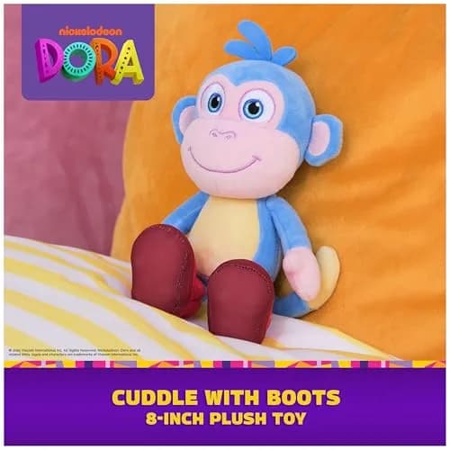 Official Dora Boots Plush Toy, 8-Inch Stuffed Animal for Ages 3+ | ASTM-Tested Educational Toy thumbnail 2