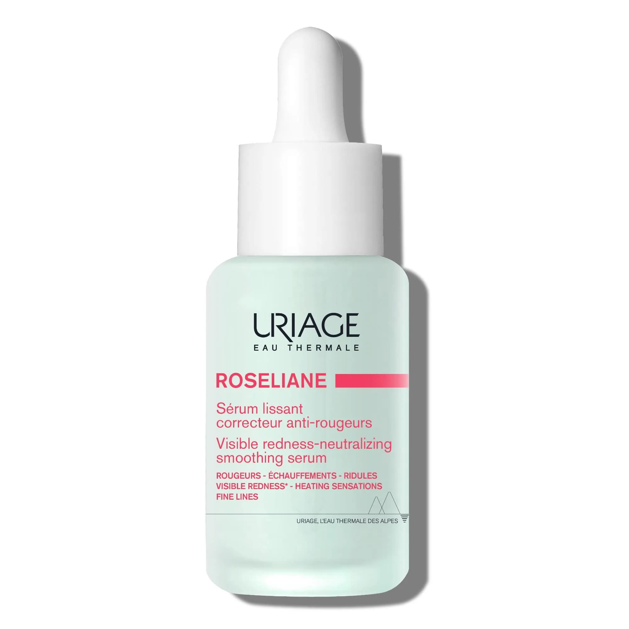 Uriage Roseliane Smoothing Serum | Calms Redness & Heating, Sensitive Skin, 1 Fl Oz — White