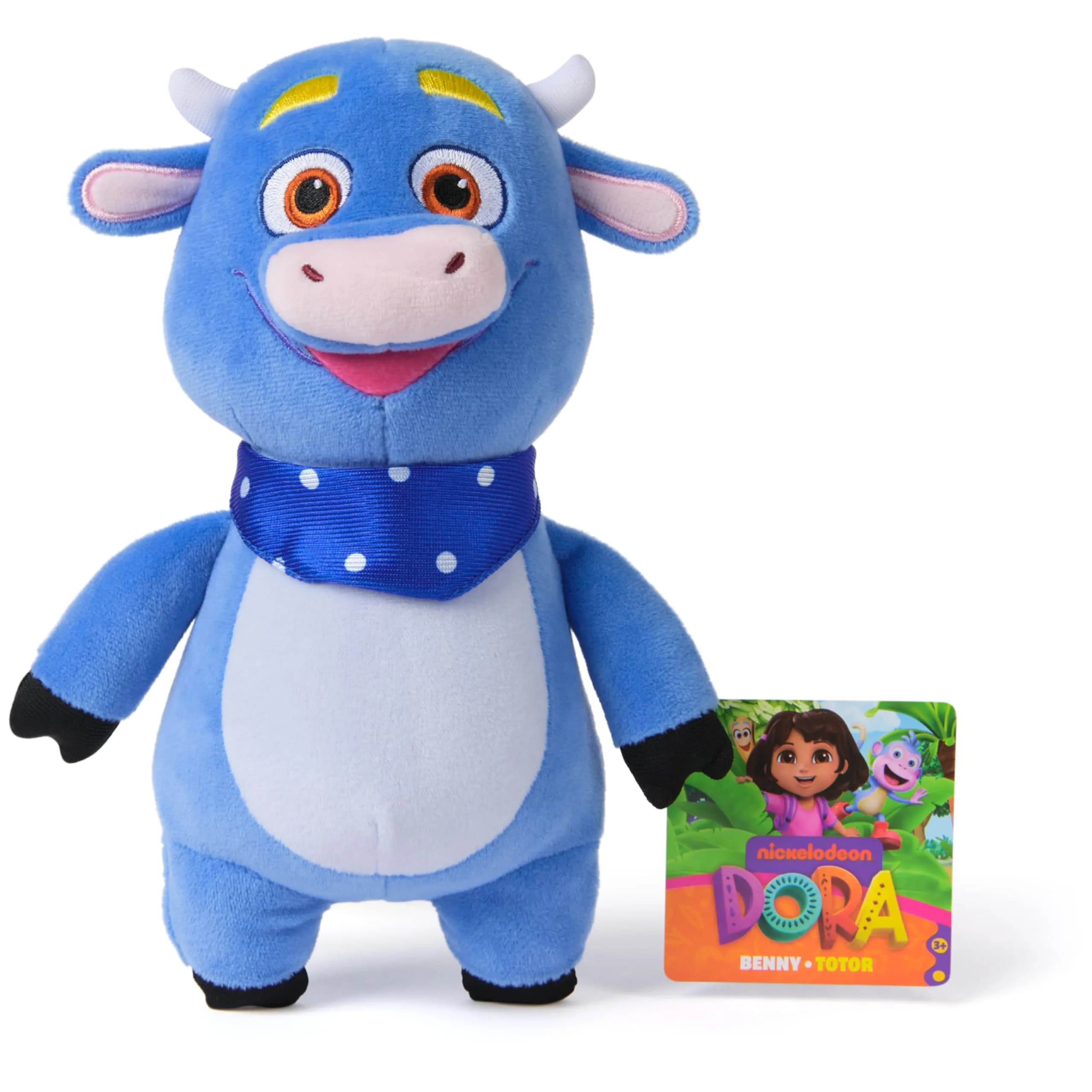 Dora Benny Plush Toy 8-Inch Polyester | Official Dora Toys for Ages 3+ - view 8