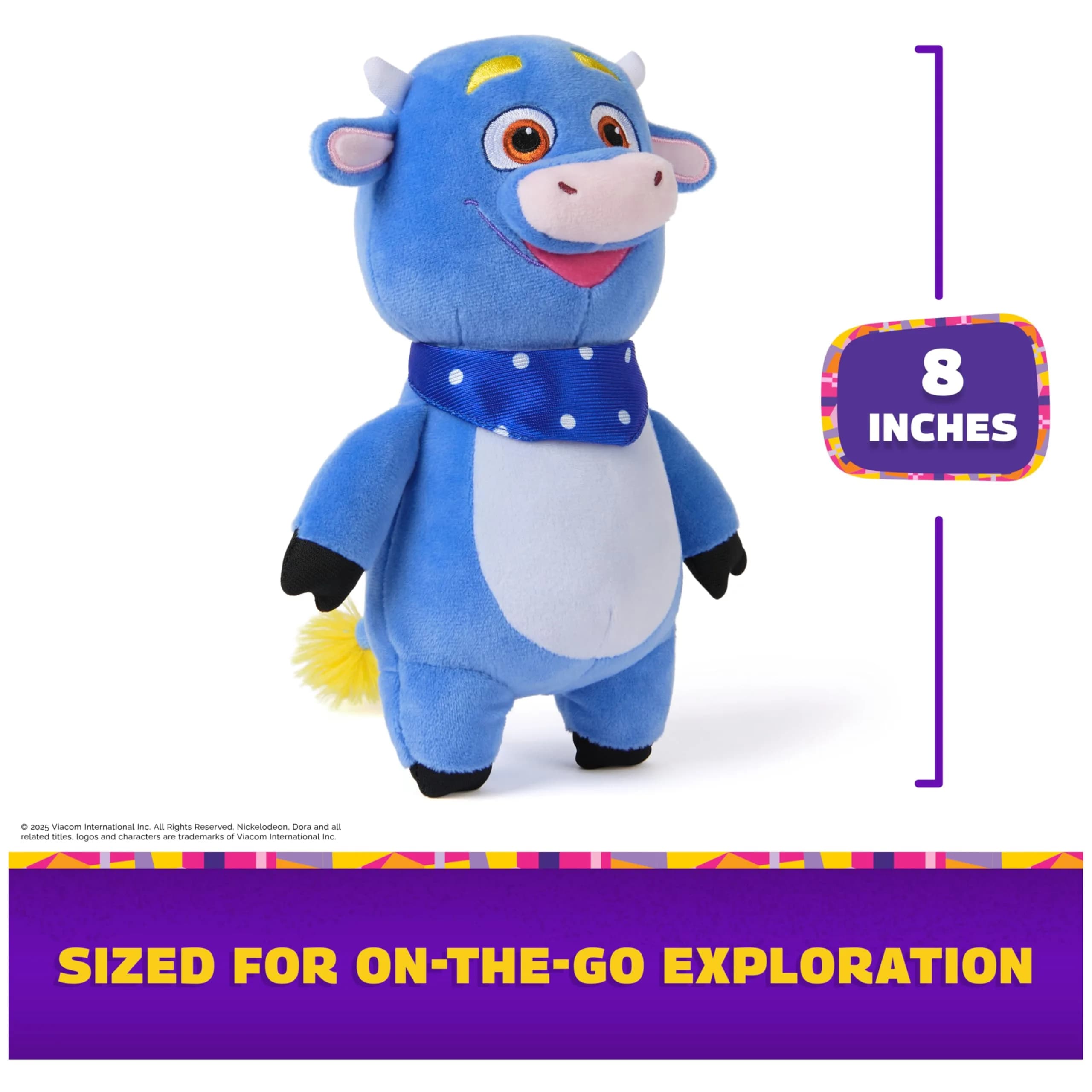 Dora the Explorer Official Benny Plush Doll 8" | Educational Toy for Ages 3+ | DORA - view 4