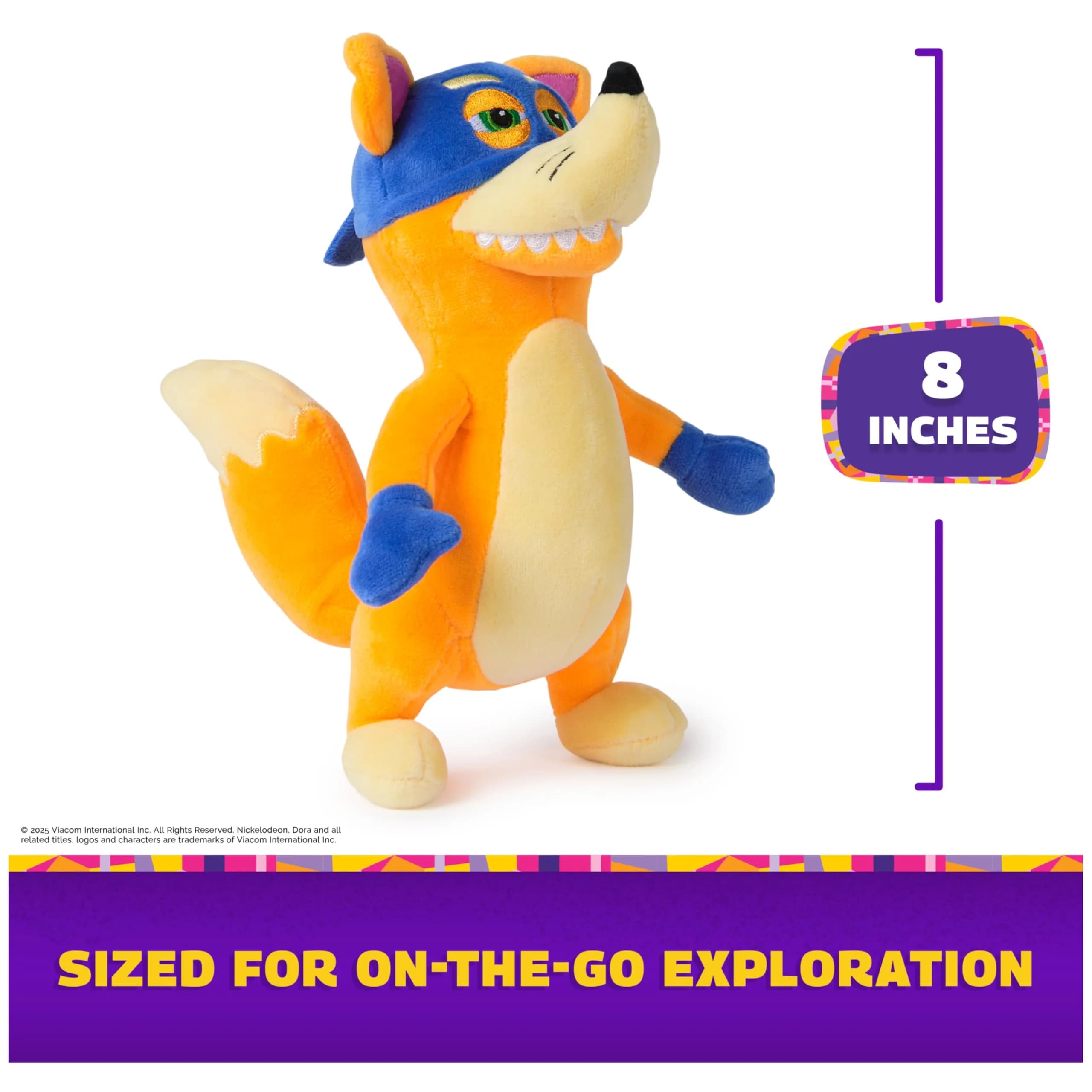 Dora the Explorer Official Swiper Plush Doll 8" | Educational Toy for Ages 3+ by DORA - view 5