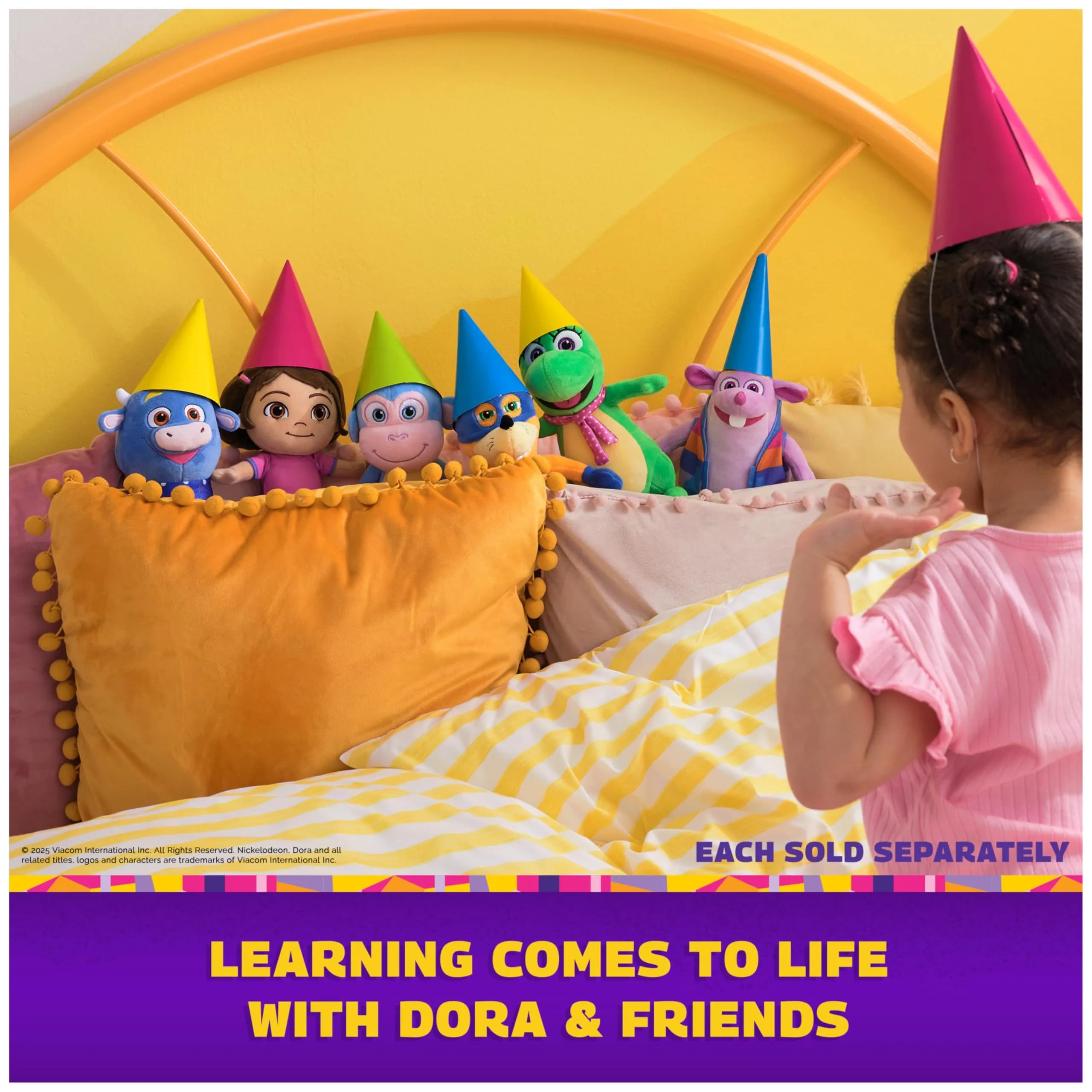 Dora the Explorer Official Swiper Plush Doll 8" | Educational Toy for Ages 3+ by DORA - view 6