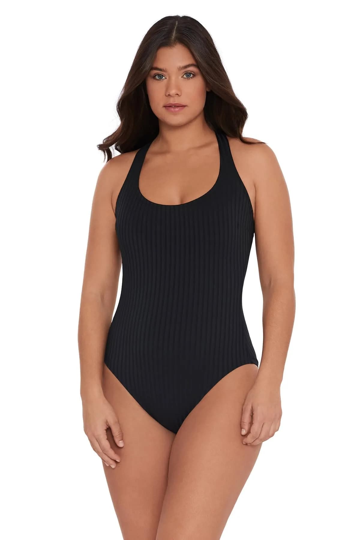 S3 Swim Women's Scoop Neck One Piece Swimsuit | 360° Smoothing, Supportive Cross-Back, All-Day Comfort