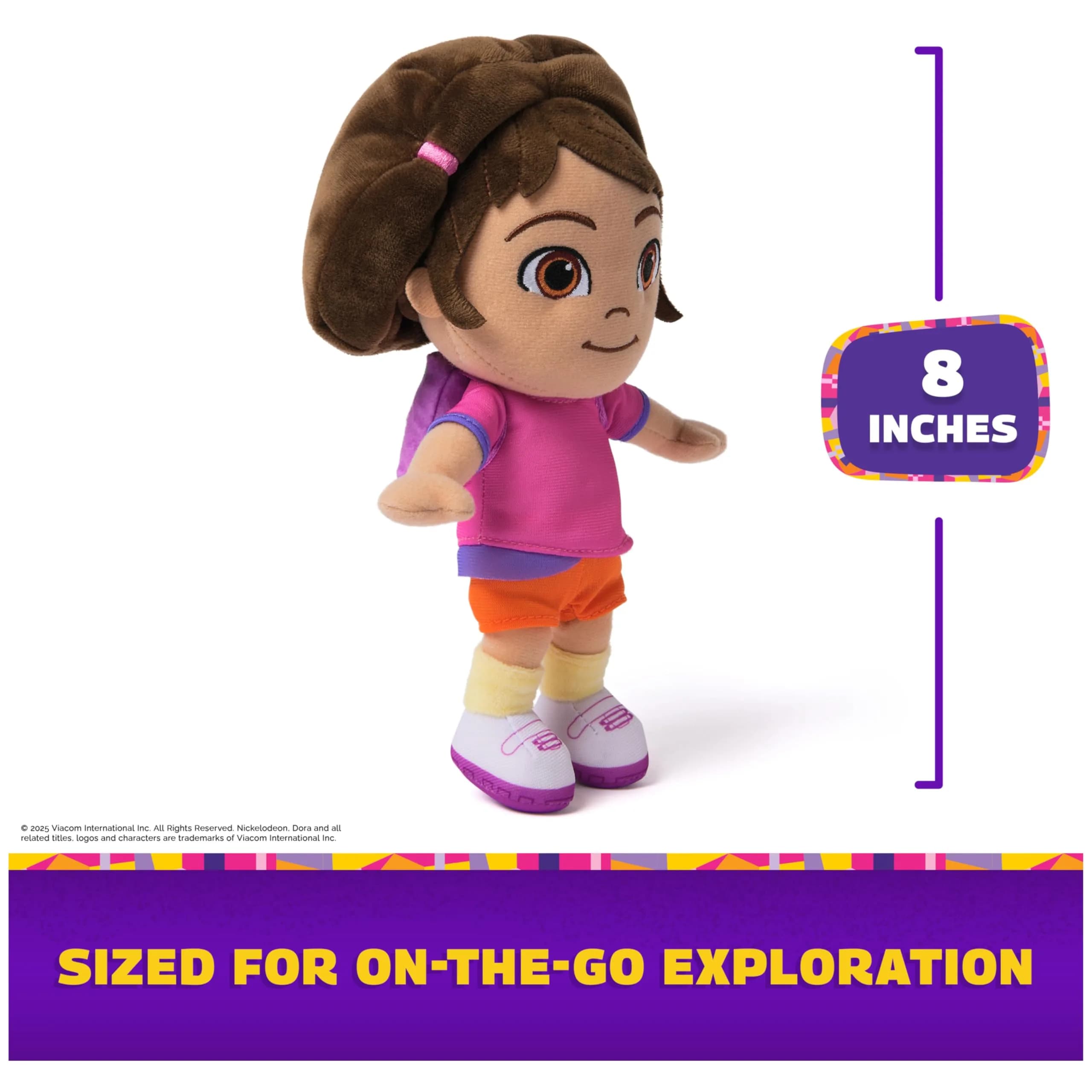 Dora the Explorer Official Dora Plush Doll 8" | Educational Toy for Ages 3+ - view 4
