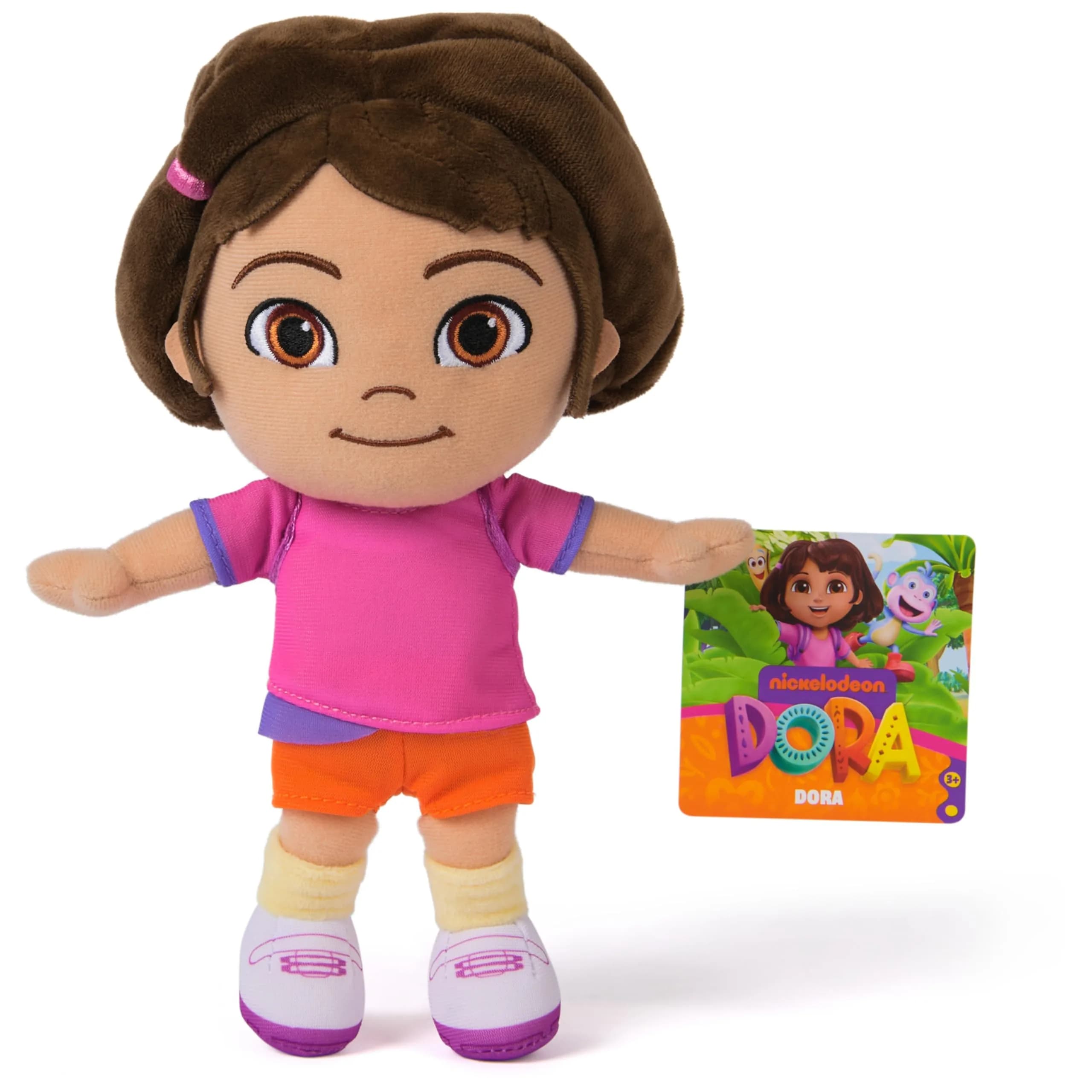 Dora the Explorer Official Dora Plush Doll 8" | Educational Toy for Ages 3+ - view 8