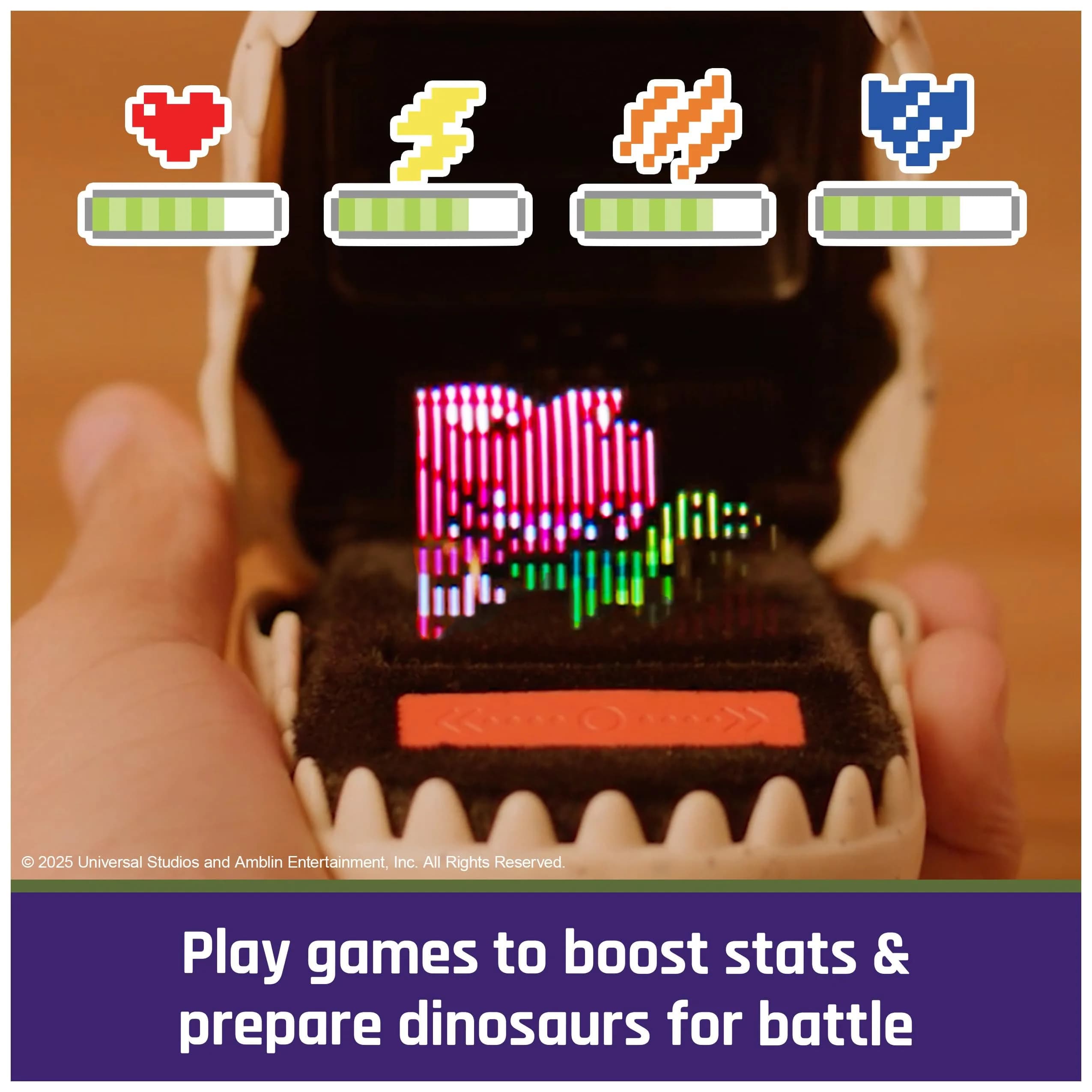 BITZEE Jurassic World Interactive Dinosaur Toy with 25 Dinosaurs | Screen-Free Digital Pet for Kids Ages 5+ - view 4