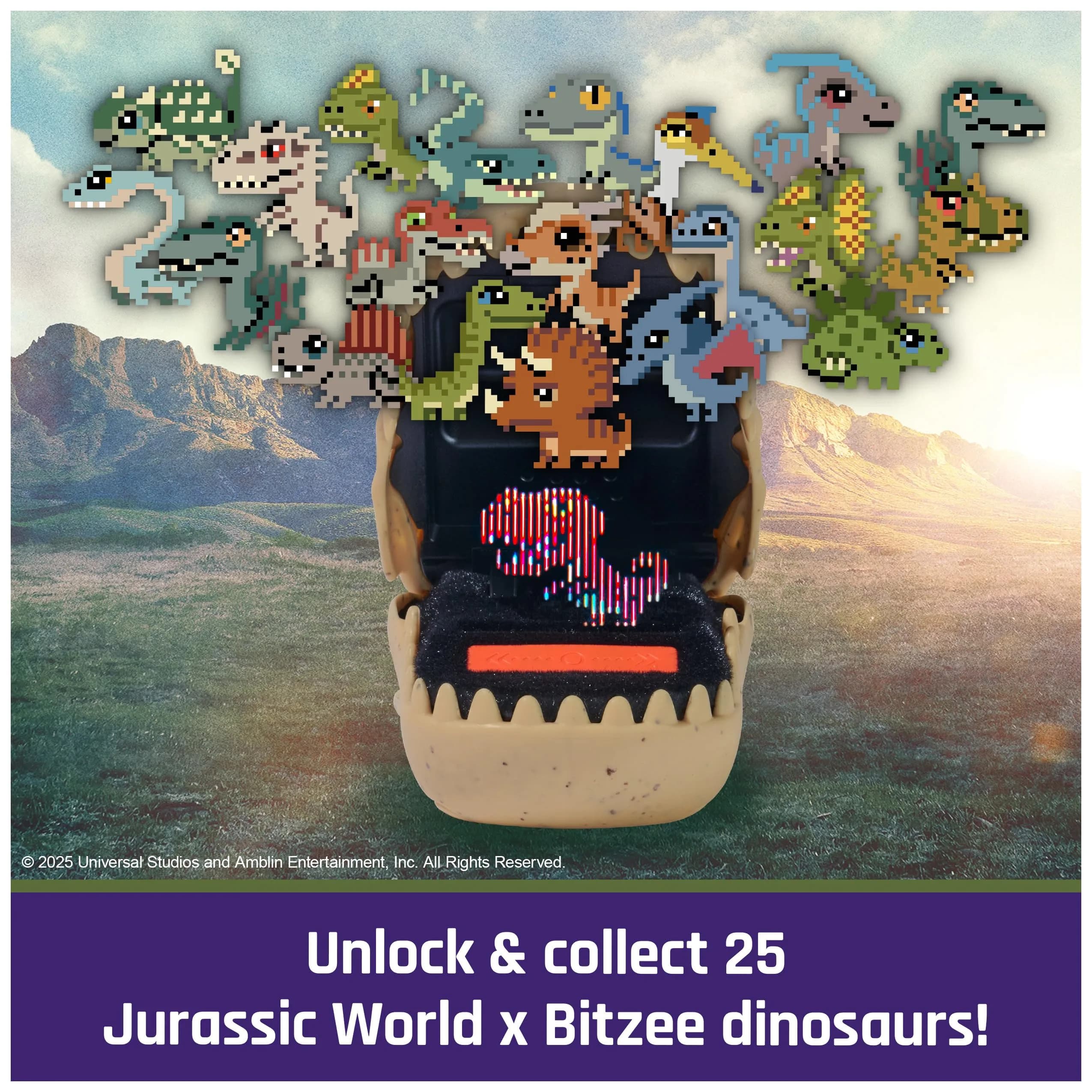 BITZEE Jurassic World Interactive Dinosaur Toy with 25 Dinosaurs | Screen-Free Digital Pet for Kids Ages 5+ - view 6