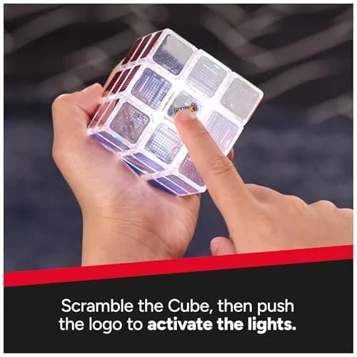 Rubik's Pulse Cube 3x3 Light-Up Electronic Puzzle Brain Teaser with 60-Second Timer | Ages 8+ thumbnail 4
