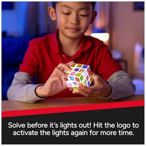 Rubik's Pulse Cube 3x3 Light-Up Electronic Puzzle Brain Teaser with 60-Second Timer | Ages 8+ thumbnail 6