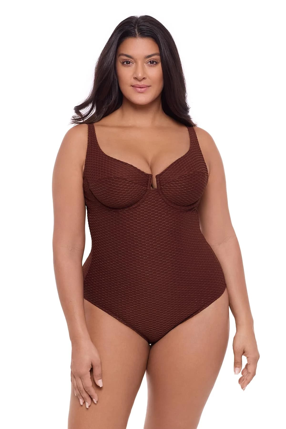 S3 Swim Women's Shaping Underwire One Piece Swimsuit | Support & Style in Sangria (70-120 chars)