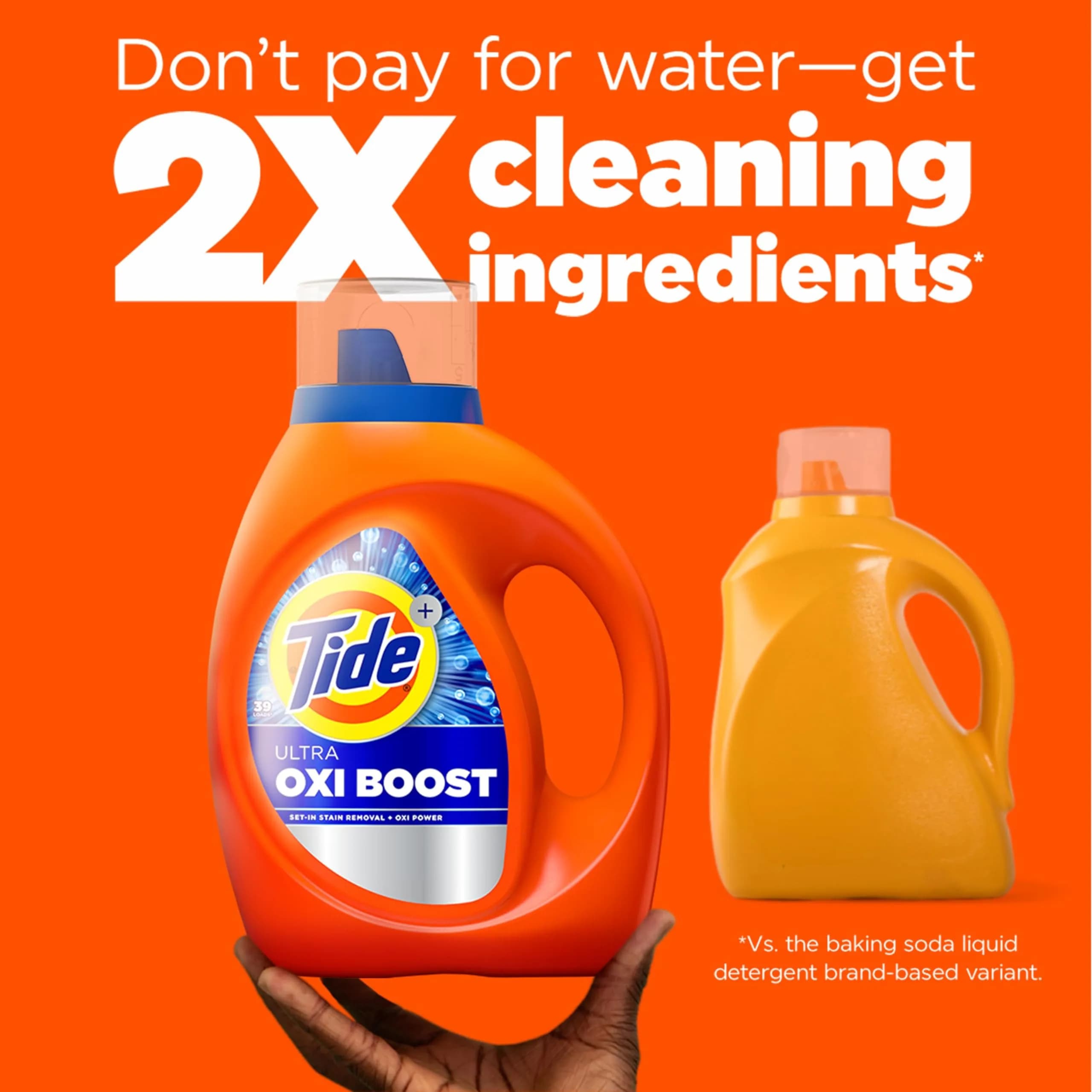Tide Ultra Oxi Boost Liquid Laundry Detergent 92 fl oz (3.4 L) | Concentrated Formula for Indian Households - view 6
