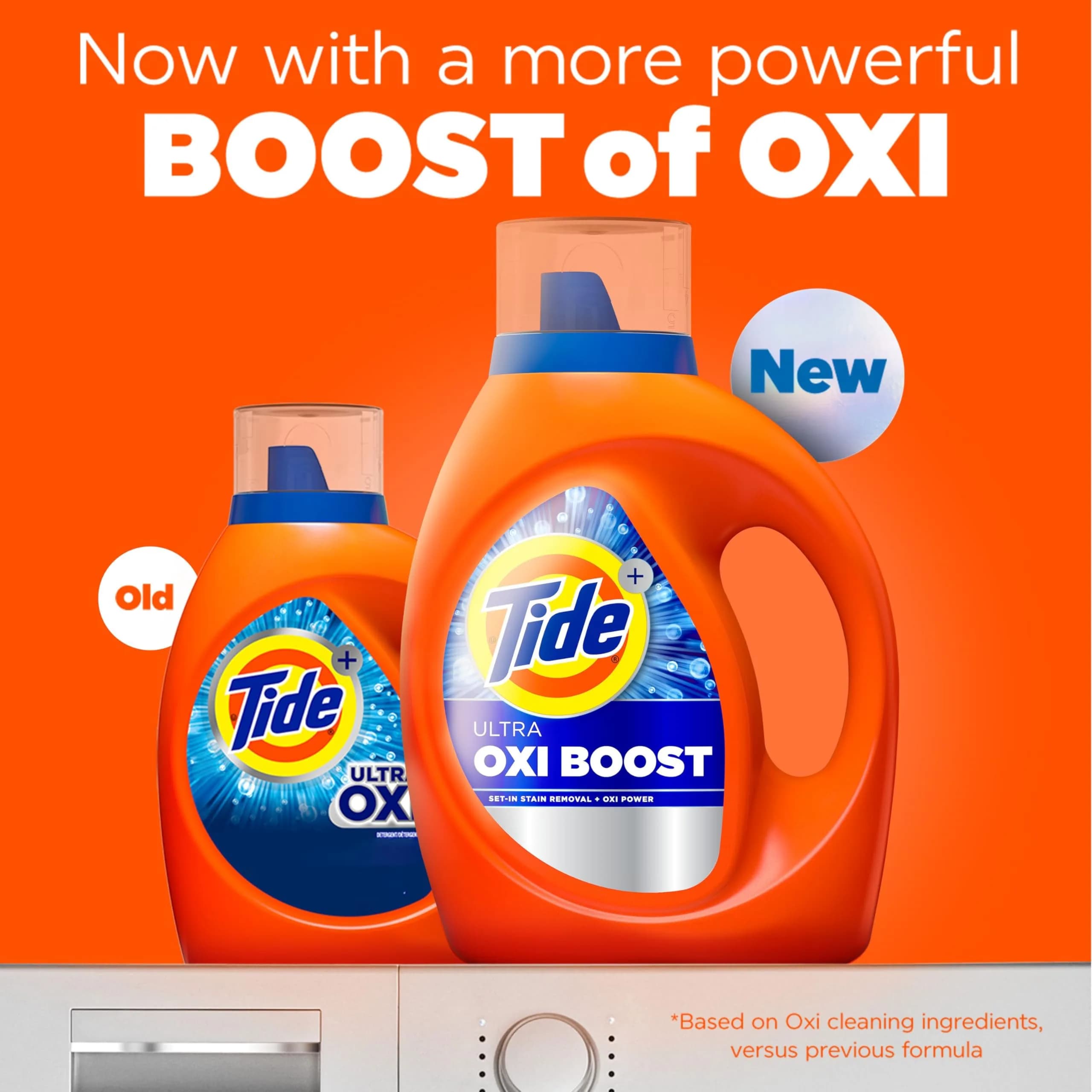 Tide Ultra Oxi Boost Original Liquid Laundry Detergent, 92 Fl Oz - Powerful Stain Removal & Odor Elimination - view 2