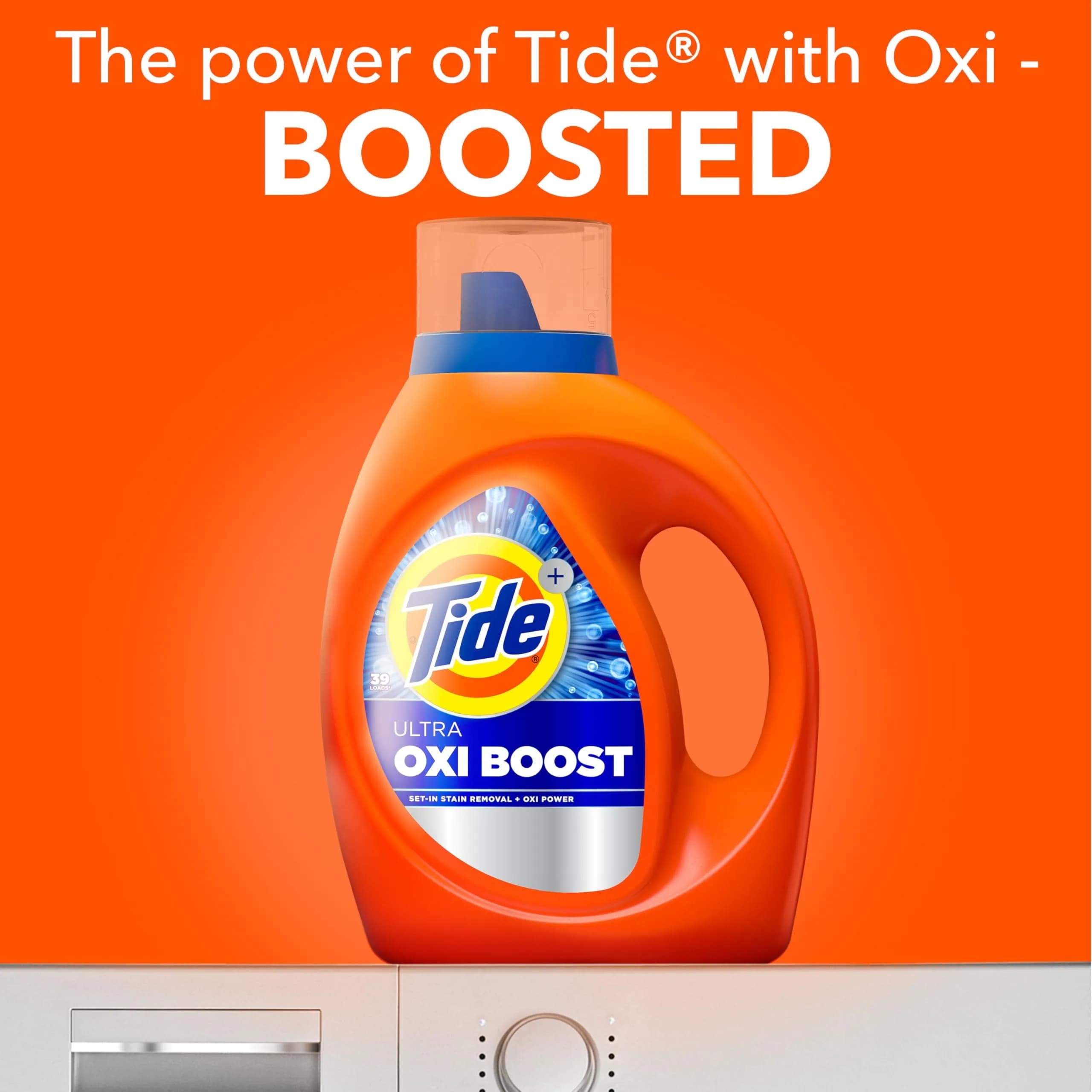 Tide Ultra Oxi Boost Original Liquid Laundry Detergent, 92 Fl Oz - Powerful Stain Removal & Odor Elimination - view 3