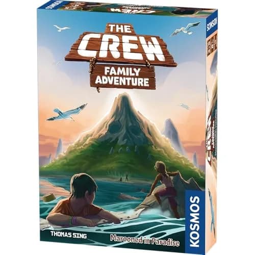 Thames & Kosmos The Crew: Family Adventure - Marooned in Paradise Cooperative Card Game 2-5 Players | Ages 8+ thumbnail 1