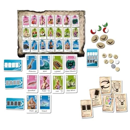 Thames & Kosmos The Crew: Family Adventure - Marooned in Paradise Cooperative Card Game 2-5 Players | Ages 8+ thumbnail 3