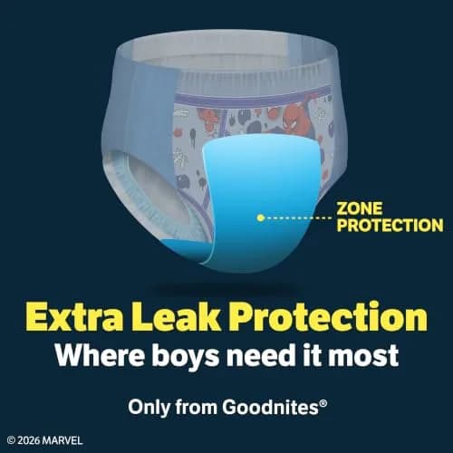 GoodNites Boys Nighttime Underwear S/M (76 Ct) | 100% Leak-Free Protection for Boys 43-68 lbs thumbnail 6
