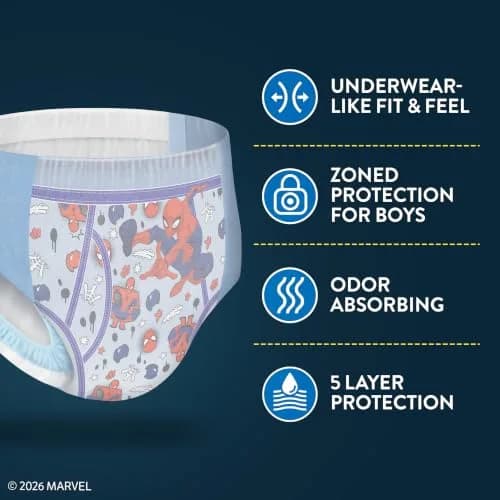 GoodNites Boys Nighttime Underwear S/M (76 Ct) | 100% Leak-Free Protection for Boys 43-68 lbs thumbnail 8