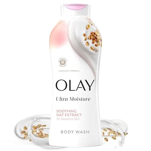 Olay Ultra Moisture Soothing Body Wash with Oat Extract 650ml (22 fl oz) | 24hr Moisturizing for Sensitive Skin thumbnail 1