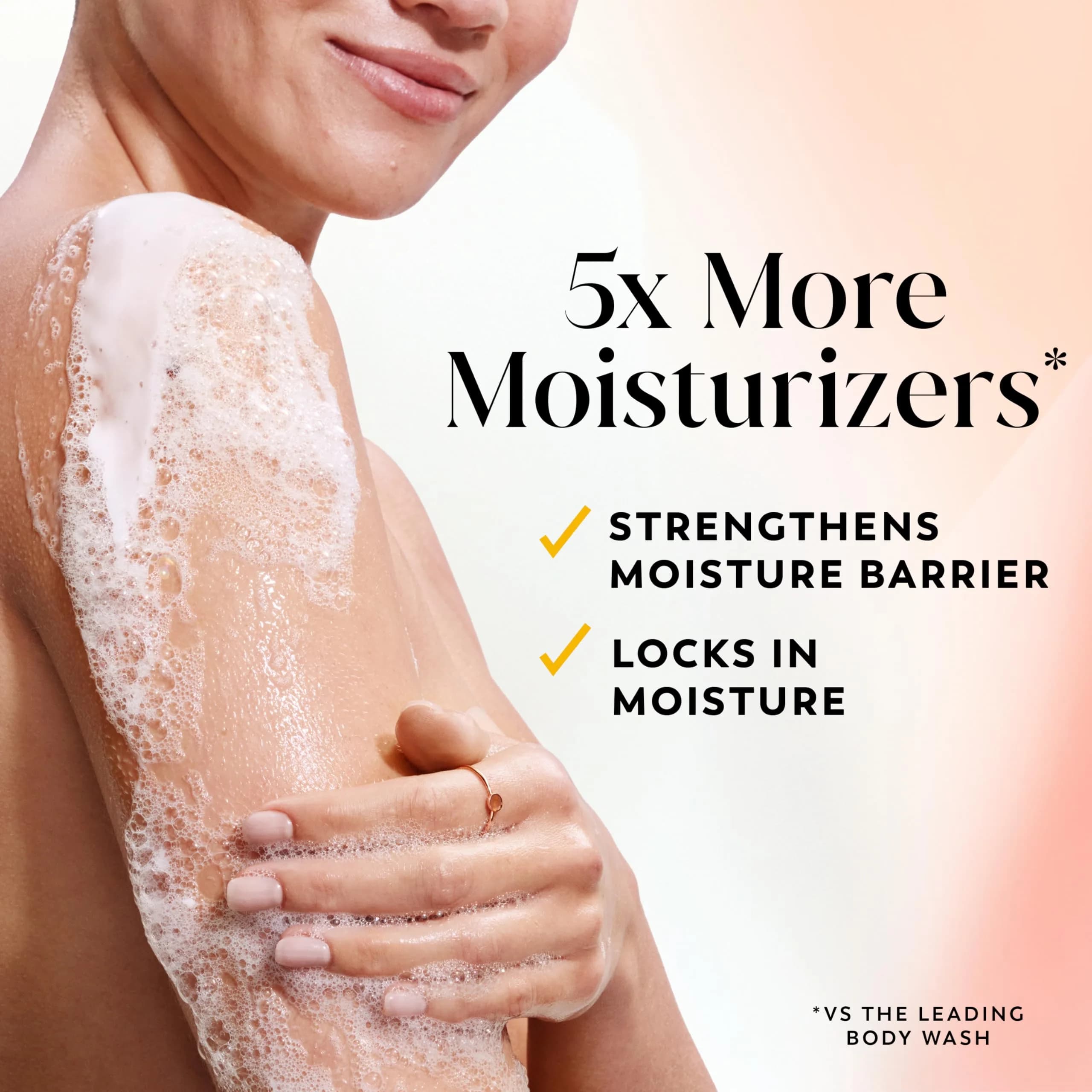 Olay Ultra Moisture Soothing Body Wash with Oat Extract 650ml (22 fl oz) | 24hr Moisturizing for Sensitive Skin - view 2