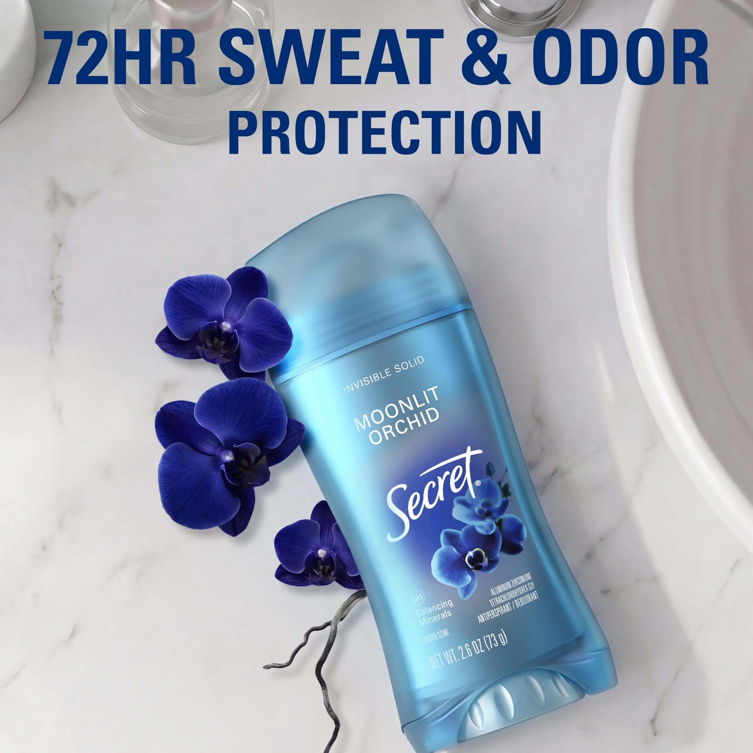 Secret Moonlit Orchid Antiperspirant Deodorant for Women, 2.6 oz - 72hr Protection - view 3