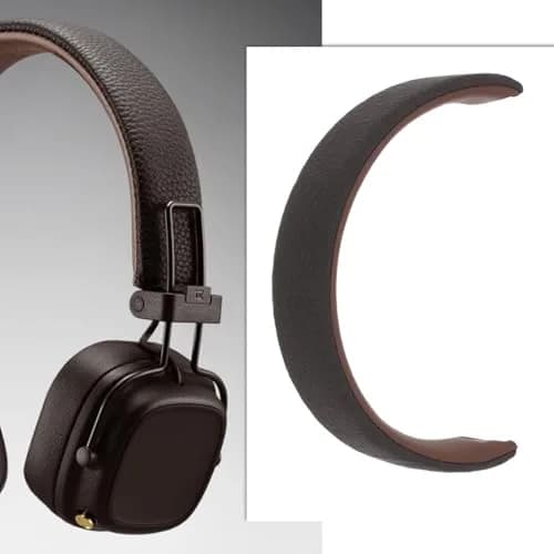 Briny River Headband Cushion Pad for Marshall Major II & Major 3 Headphones - Brown (29cm x 2.9cm x 1cm) thumbnail 2