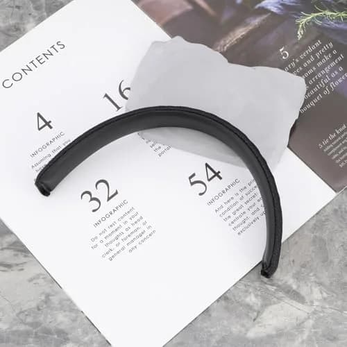 Briny River Headphone Earpad Replacement Protein Leather Compatible with Marshall Major 2 & 3, Black | 29cm Long thumbnail 6
