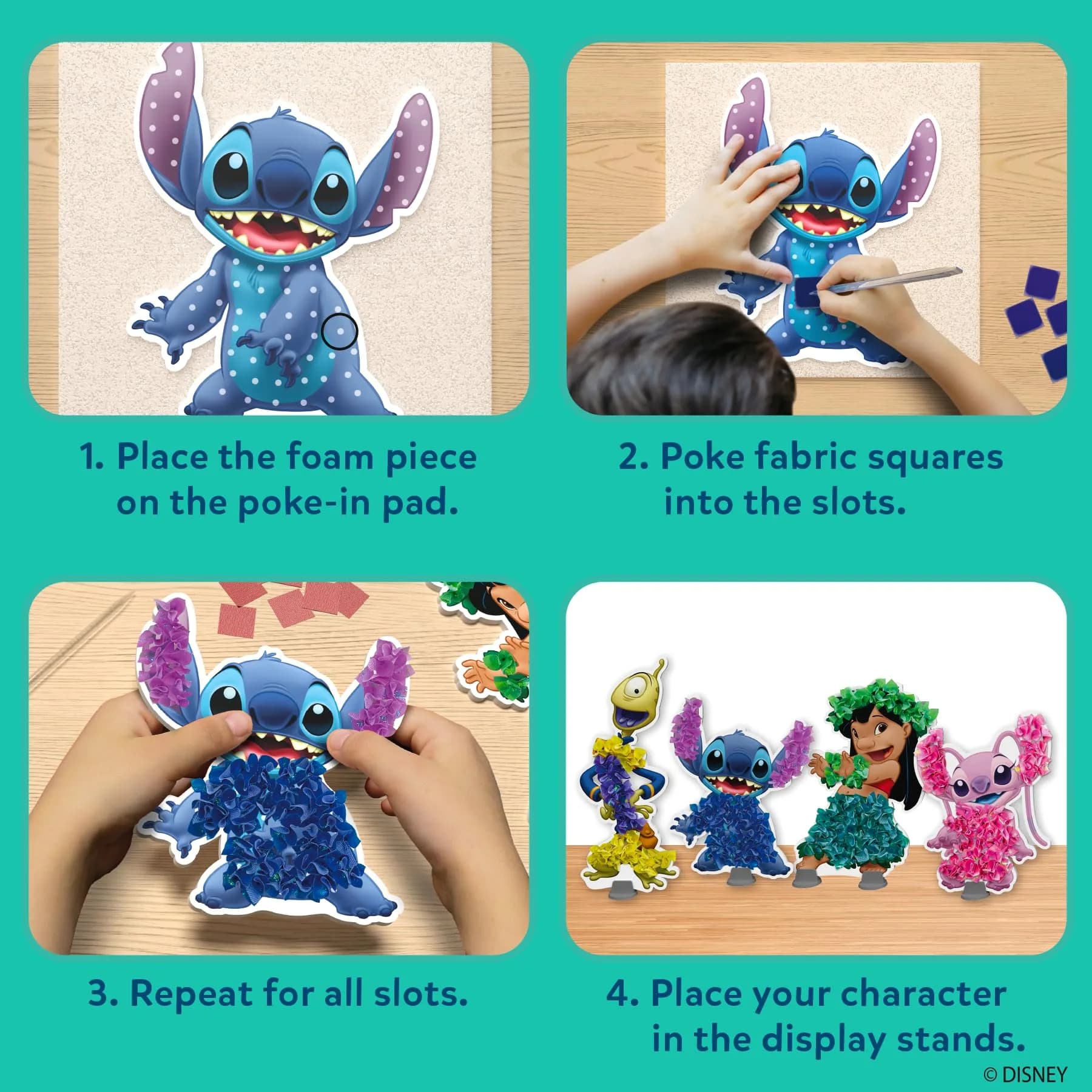 Skillmatics Poke-in Art Easter Fun Craft Kit for Kids Ages 4-9 | Mess-Free DIY Easter Decor Activity - view 4