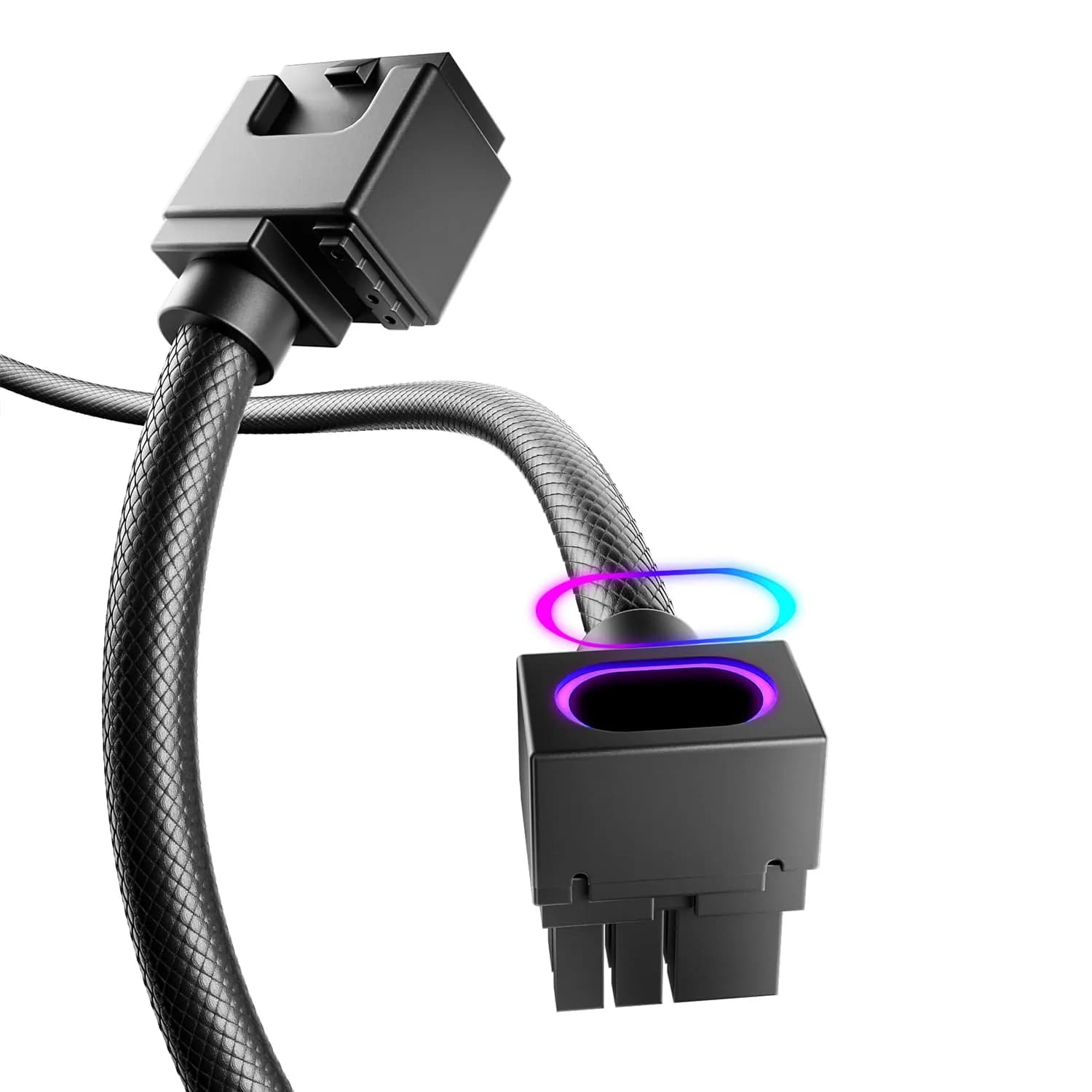AsiaHorse Hydrus 8-Pin GPU PSU Extension Cable 30cm (11.81 in) | ARGB Lighting, 2500W Power Support