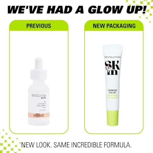 Revolution Skincare London Espresso Eye Lift 5% Caffeine Serum | Hydrates & De-Puffs, Vegan & Fragrance-Free (0.5 Fl Oz) thumbnail 3