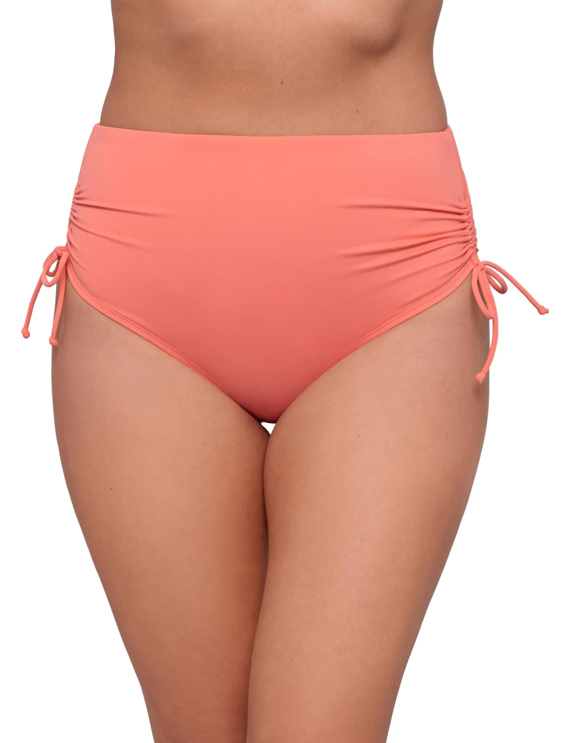 S3 Swim Women's Smoothing Cinch High Waist Bikini Bottom Watermelon S