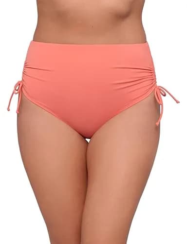 S3 Swim Women's Smoothing Cinch High Waist Bikini Bottom Watermelon S thumbnail 1