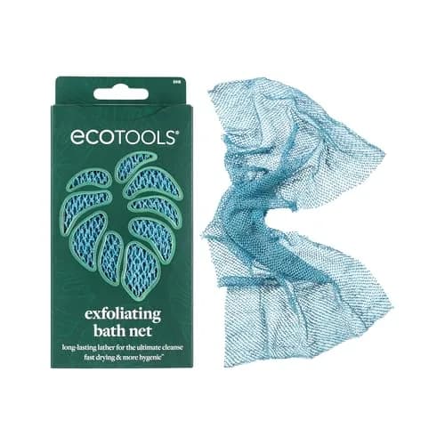 EcoTools Exfoliating Bath Net Body Scrubber Blue | 1 Count (Pack of 1) thumbnail 1