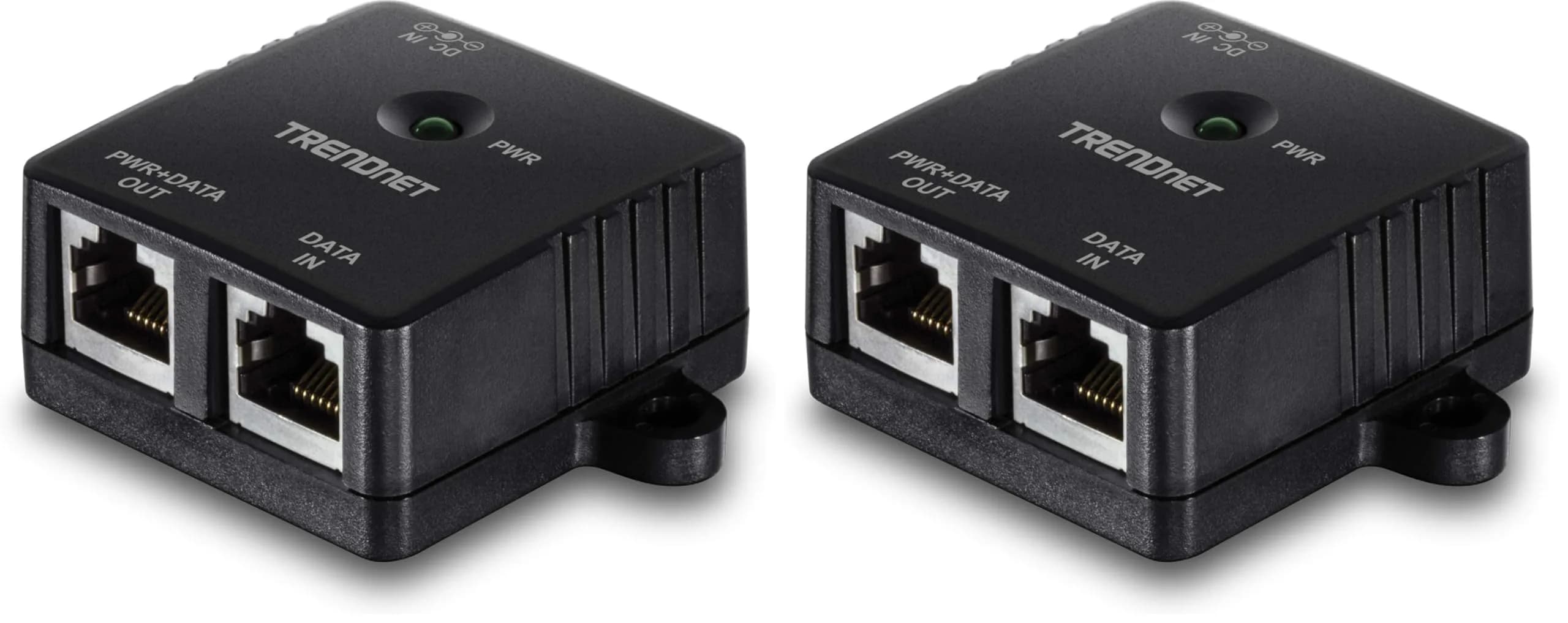 TRENDnet Gigabit Power Over Ethernet Injector, 1 x Gigabit Ethernet, 15.4W, Black, TPE-113GI | Supports Full Duplex Gigabit Speeds - main product image