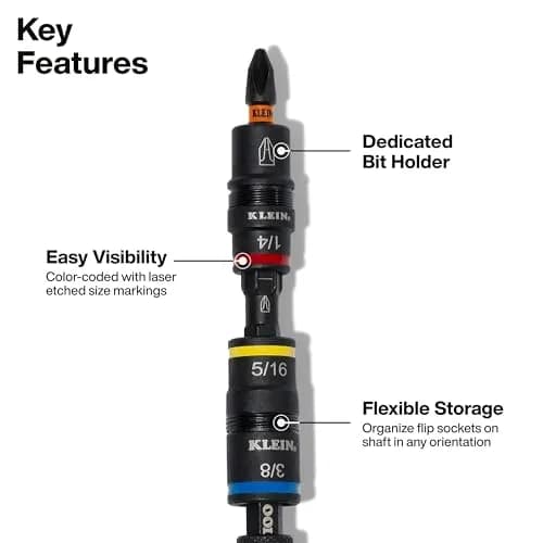 Klein Tools 32517HD KNECT 17-in-1 Impact-Rated Hybrid Screwdriver | Versatile & Impact-Ready for Professionals thumbnail 3