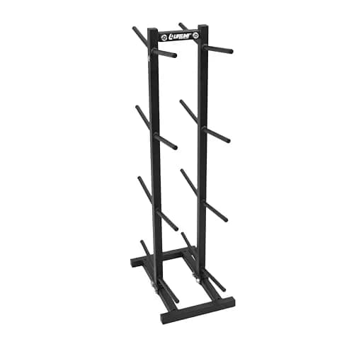 Lifeline Fitness Slam Ball Rack | Space-Saving Vertical Storage for 8 Slam Balls, Durable Alloy Steel, Black Finish thumbnail 1