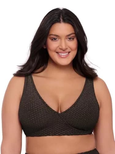 S3 Swim Women's Wrap Bikini Top | Onyx Black Support & Style (70-120 chars) thumbnail 1